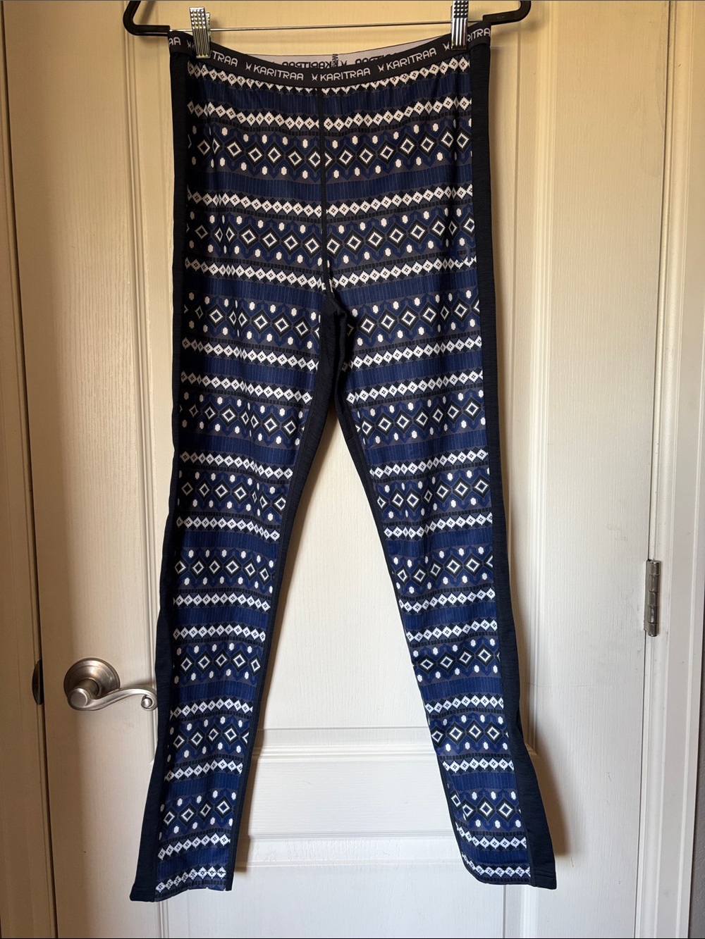 Kari Traa Nordic Print Performance Leggings Size L